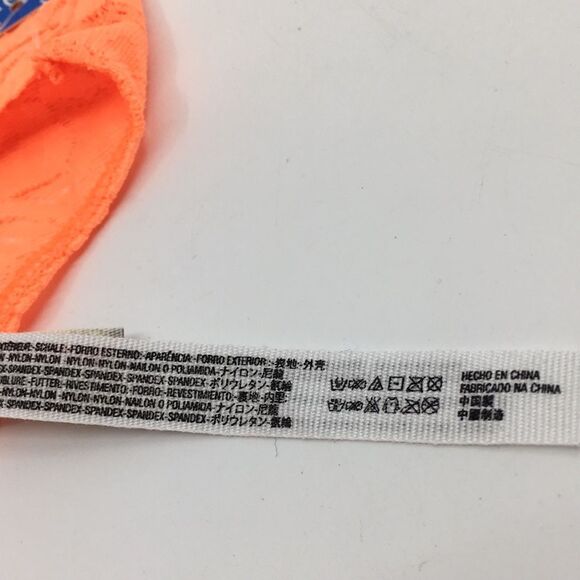 Intimately Free People Neon Orange Racer Back Lace Bralette Size XS NWT - Picture 10 of 14